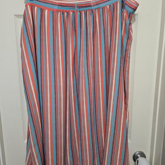 Modcloth - Midi Stripe Chiffon Skirt - Picture 3 of 3